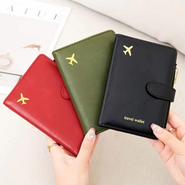 Multi-Organizational Capacity Luxury Cute Travel Wallet Passport Holder