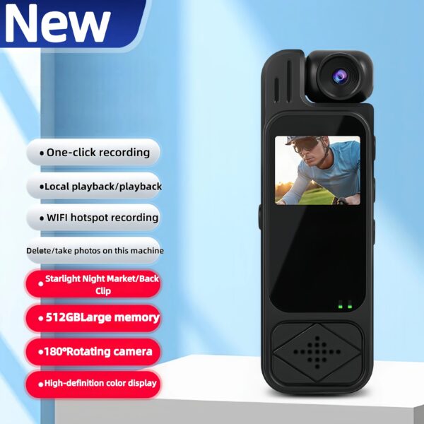 Factory Sale Portable Video Recorder Camera 4k ultra hd Mini Action Camera Built-in Memory Small Pocket Size Recorder