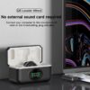 Set of 2 Magnetic Suction UHF Wireless Remote Lavalier Microphones Hidden for Outdoor Live Radio Use with Smart Phones