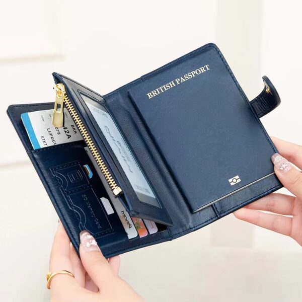 Multi-Organizational Capacity Luxury Cute Travel Wallet Passport Holder