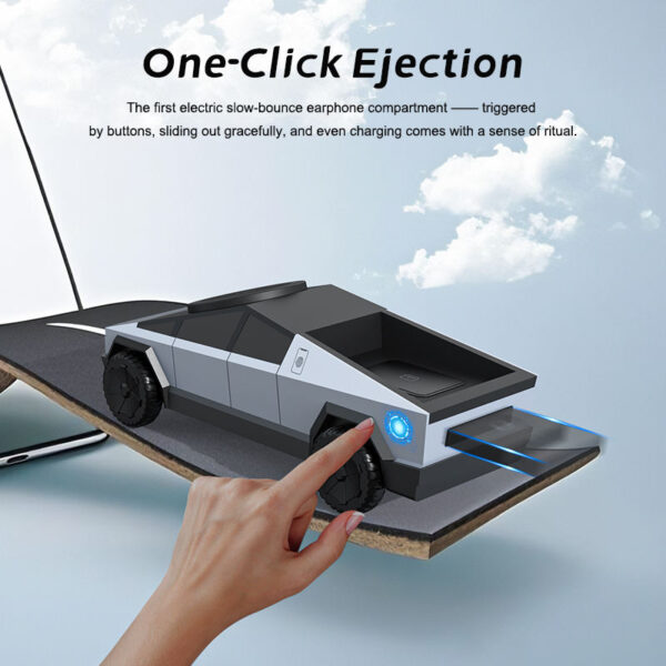 Luxury Car Desktop 3 In1 Motor Rotating Wireless Charging Station - Image 2