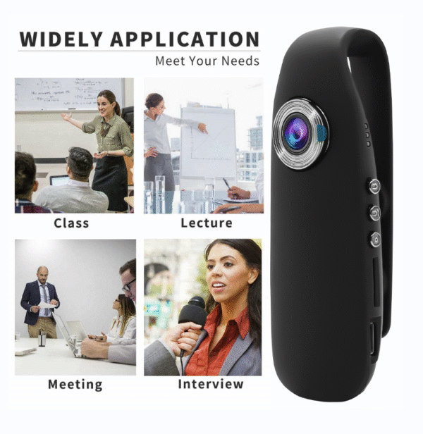 1080P Mini Body Camera – Audio & Motion Detection Recorder - Image 4