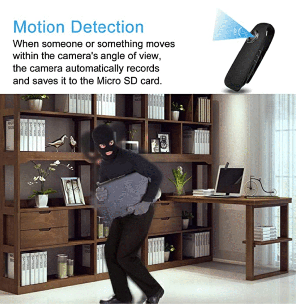 1080P Mini Body Camera – Audio & Motion Detection Recorder - Image 5