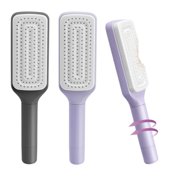 Self-Cleaning Hair Brush – 3D Air Cushion Detangler for Women