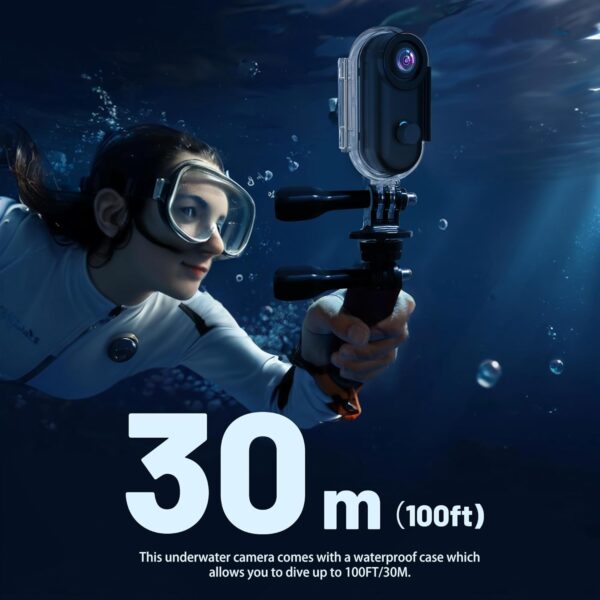 Waterproof Wearable 1080P Mini Body Camera – 128GB, Hands-Free - Image 4