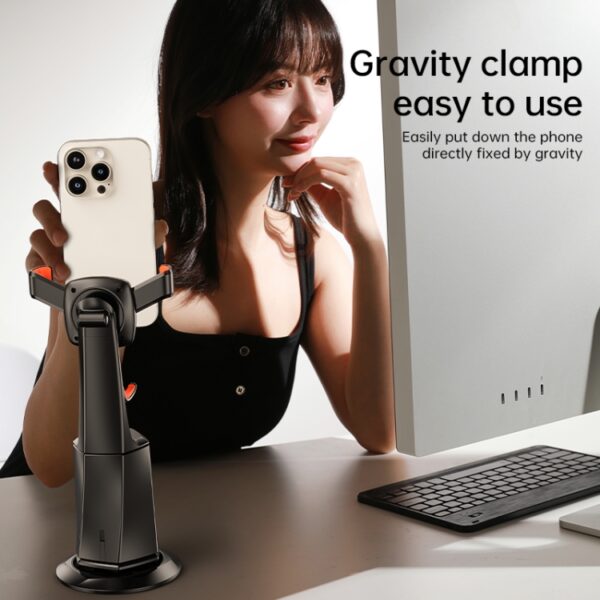 AI Tracking Smart Mobile Phone Stabilizer Gravity Sensing Gimbal - Image 5
