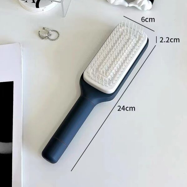 Self-Cleaning Hair Brush – 3D Air Cushion Detangler for Women - Image 6