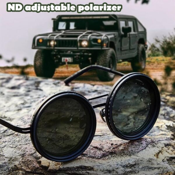 Adjustable ND2-400 Polarized UV400 Sunglasses – Unisex Fashion Eyewear