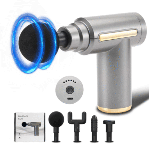 Mini LCD Massage Gun for Neck, Back & Shoulder – USB-C Rechargeable