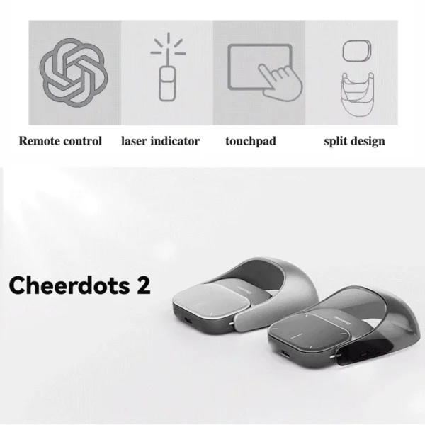 Cheerdots 2 Wireless Touchpad Air Mouse – Detachable & Pocket-Friendly - Image 2