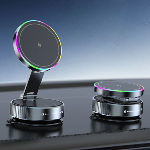 Magnetic Foldable Wireless Charger Stand – Universal for Car/Home/Office - Image 4