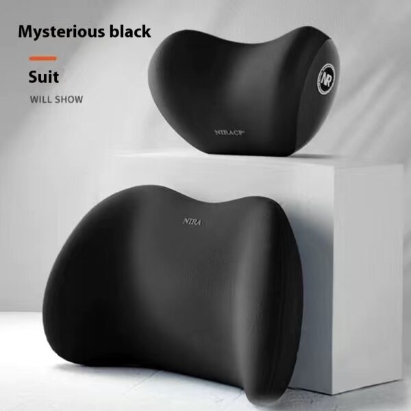 Memory Foam Car Neck & Back Support Pillow Set - Image 2